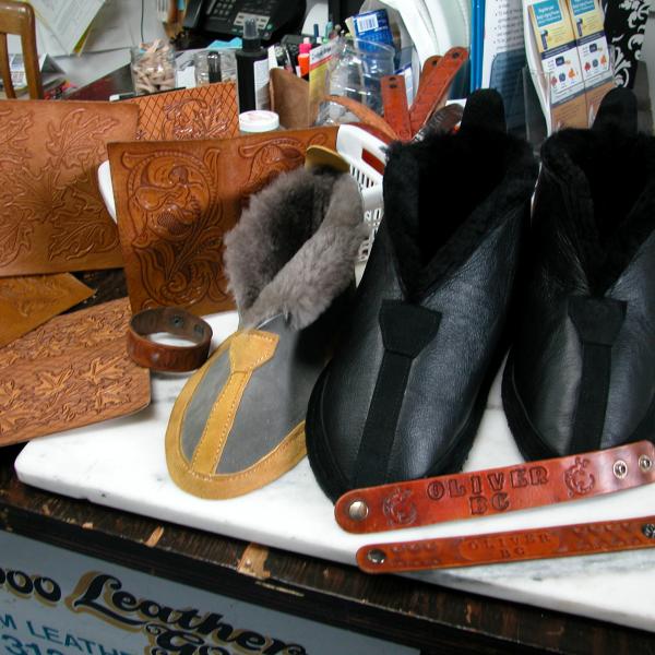 Sheep and deer skin Moccasins, Custom, Full Grain Leather, Hand tooled, Hand made in the Okanagan, Oliver, B.C., Canada.